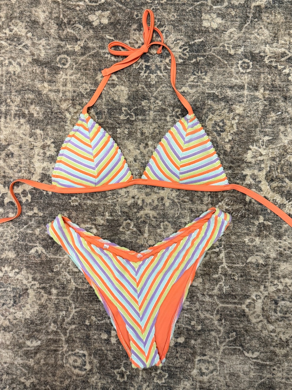 AERIE matching Terry cloth bikini swimsuit